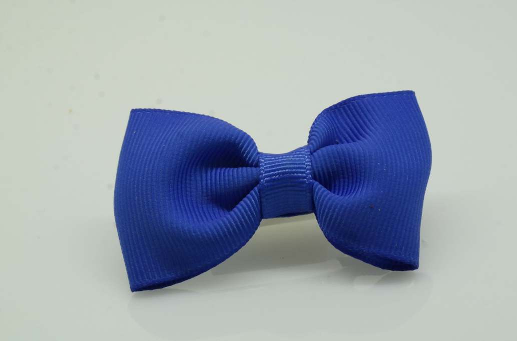 Itty bitty tuxedo hair Bow with colors  Royal